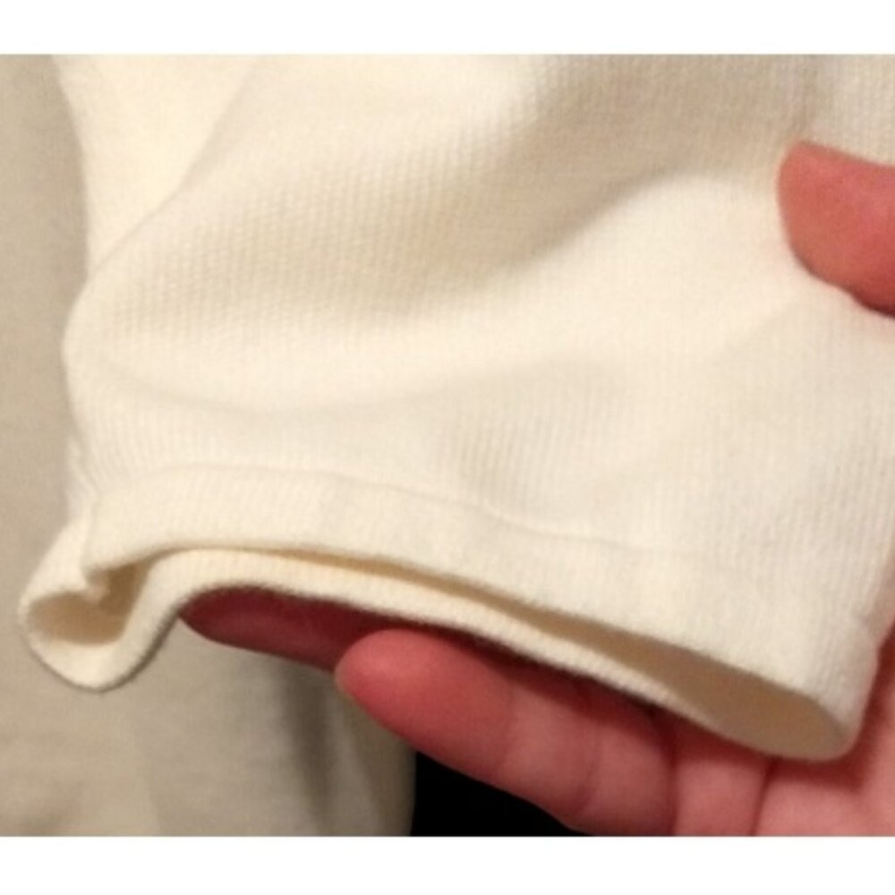Off White Sweater, 1X - Picture 6 of 14